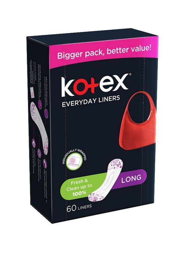 Kotex Liners Long Folded Scented 60