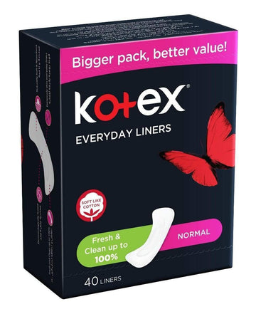 Kotex Liners Normal Flat Unscented 40