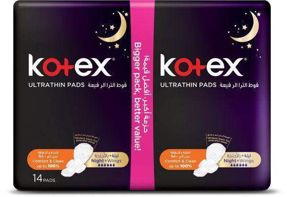 Kotex Ultra Thin Night Duo 14