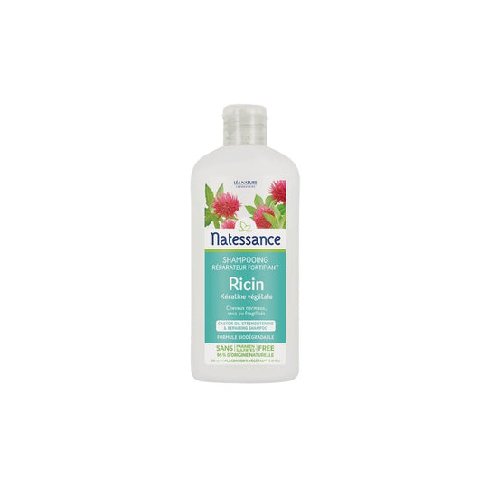Natessance Castor Oil Hair Strengthening Shampoo