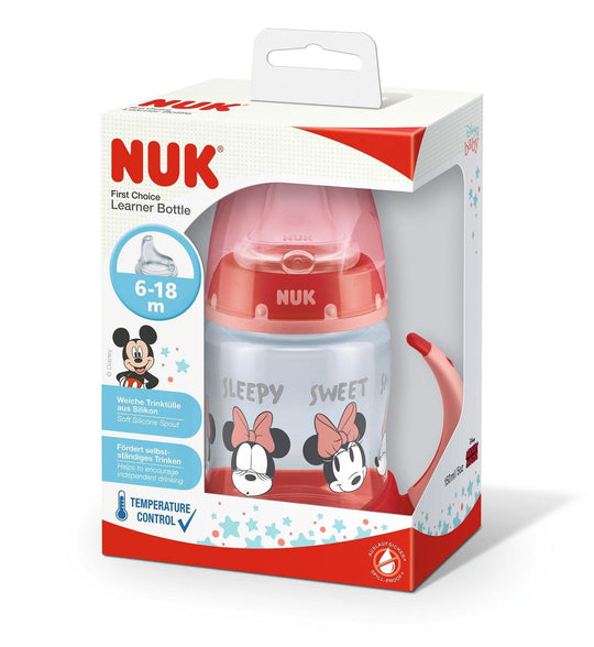 Nuk Bottle First Choice Temperature Control Mickey Learner