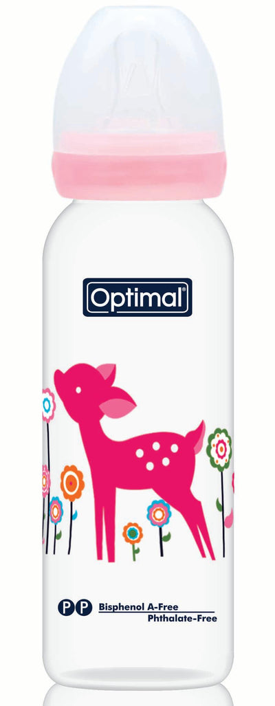 Optimal Bottle Slim Waist- Round Nipple 240ml
