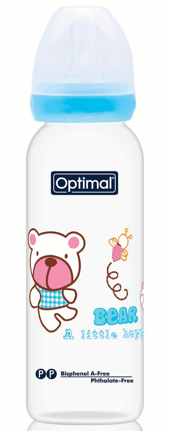 Optimal Bottle Slim Waist- Round Nipple 240ml