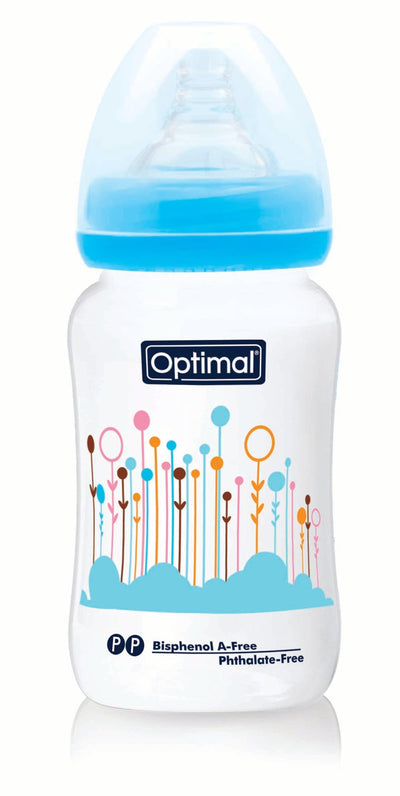Optimal Bottle Wide Neck- Round Nipple- 240ml