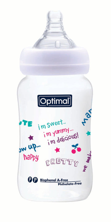 Optimal Bottle Wide Neck- Round Nipple- 240ml