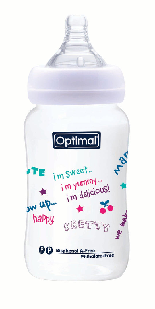 Optimal Bottle Wide Neck- Round Nipple- 240ml