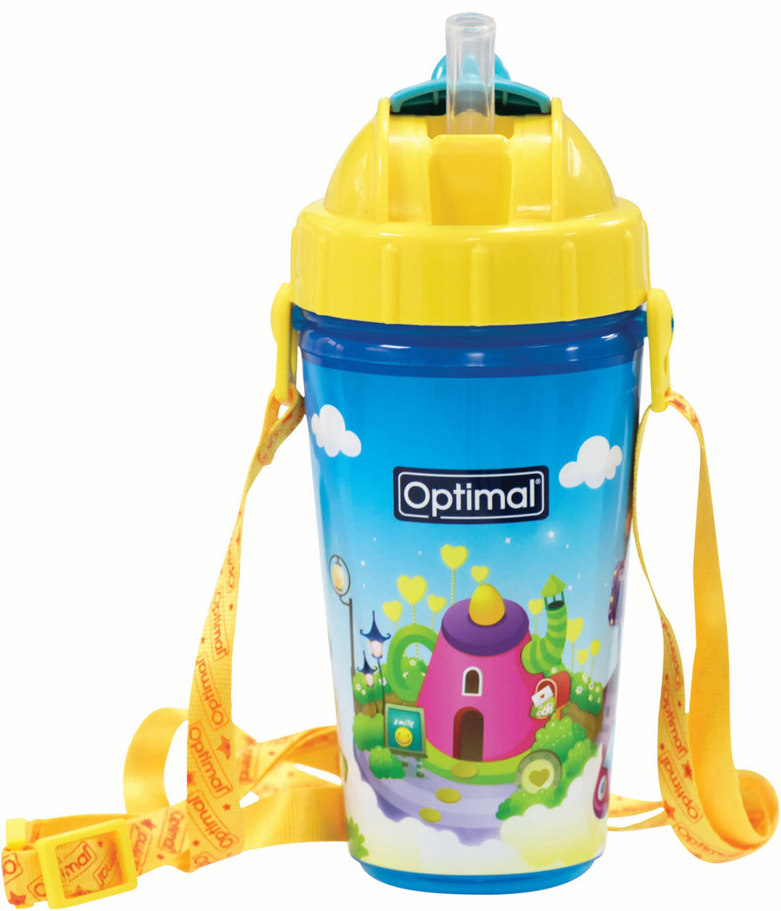 Optimal Cup Insulated Straw With Ribbon 350Ml