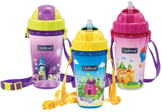 Optimal Cup Insulated Straw With Ribbon 350Ml