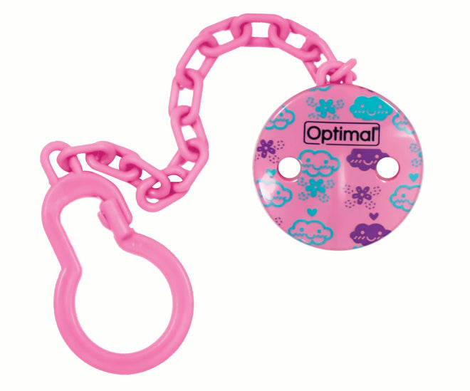 Optimal Soother Holder Round -Clouds