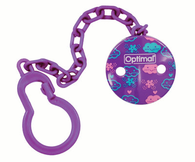 Optimal Soother Holder Round -Clouds