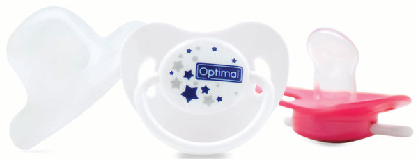 Optimal Soother Orthodontic Nipple- Small Stars