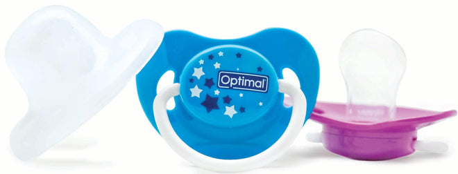 Optimal Soother Orthodontic Nipple- Small Stars
