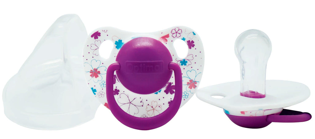 Optimal Soother Round Nipple-Assorted