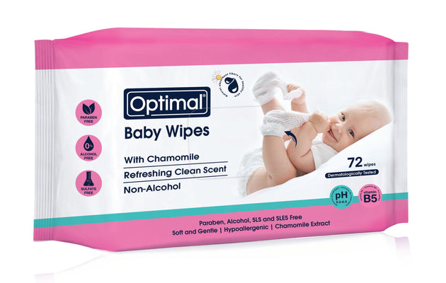 Optimal Wipes Chamomille x 72