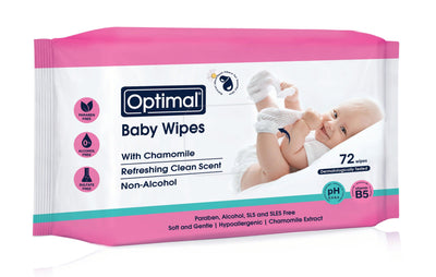 Optimal Wipes Chamomille x 72