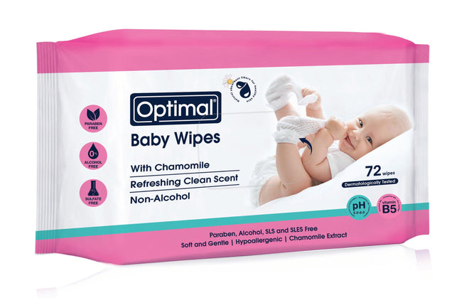 Optimal Wipes Chamomille x 72