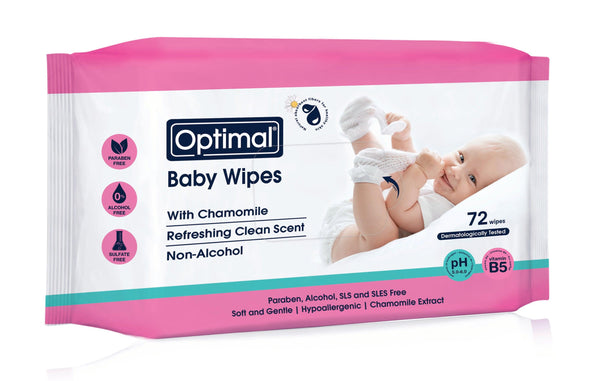 Optimal Wipes Chamomille x 72