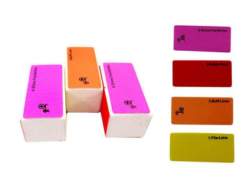 Or Bleu 4 Way Mini Nail Buffers