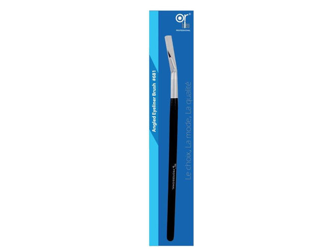Or Bleu Angled Eyeliner Brush