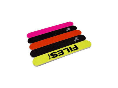 Or Bleu Mini Plastic Nail Files (Colored)
