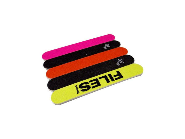 Or Bleu Mini Plastic Nail Files (Colored)