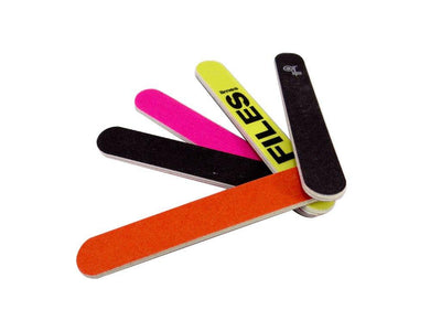 Or Bleu Mini Plastic Nail Files (Colored)