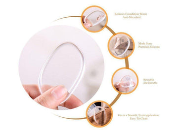 Or Bleu Silicone Makeup Brush