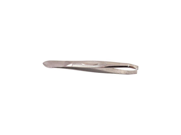 Or Bleu Square Tip Tweezers (Non-Slip Grip)