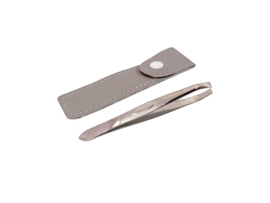 Or Bleu Square Tip Tweezers (Non-Slip Grip)