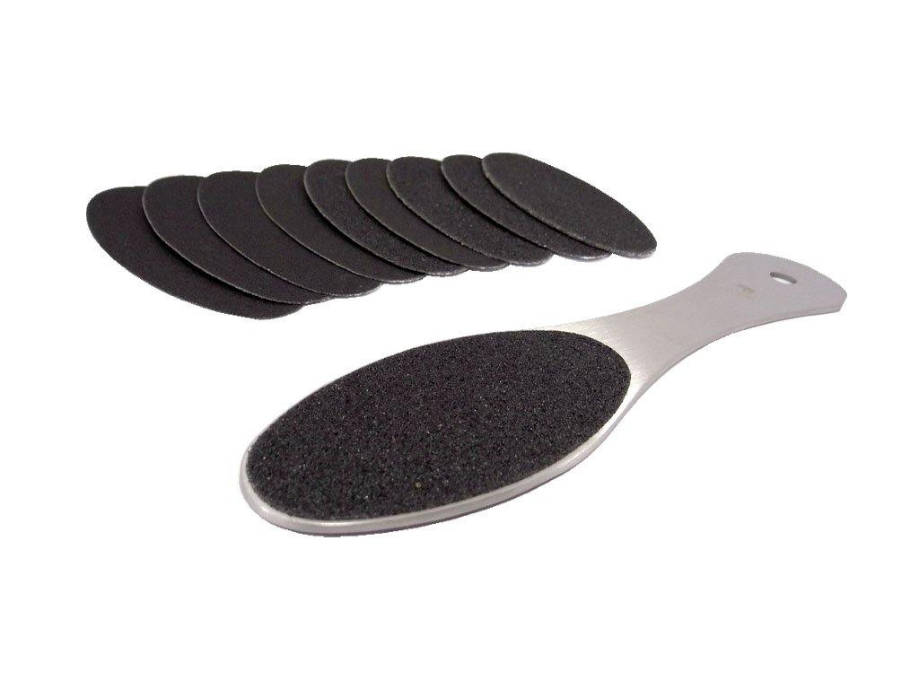 Or Bleu Stainless Foot File With Refill Grits