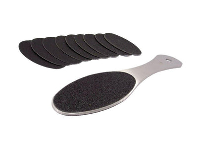 Or Bleu Stainless Foot File With Refill Grits