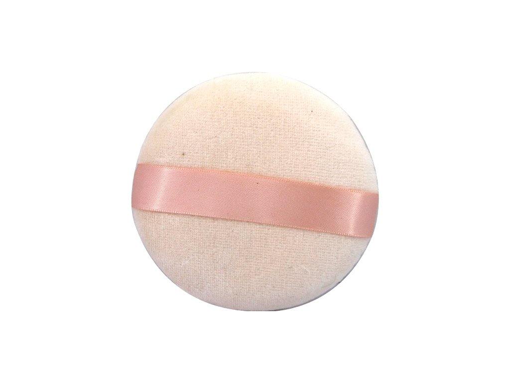 Or Bleu Velour Compact Puff