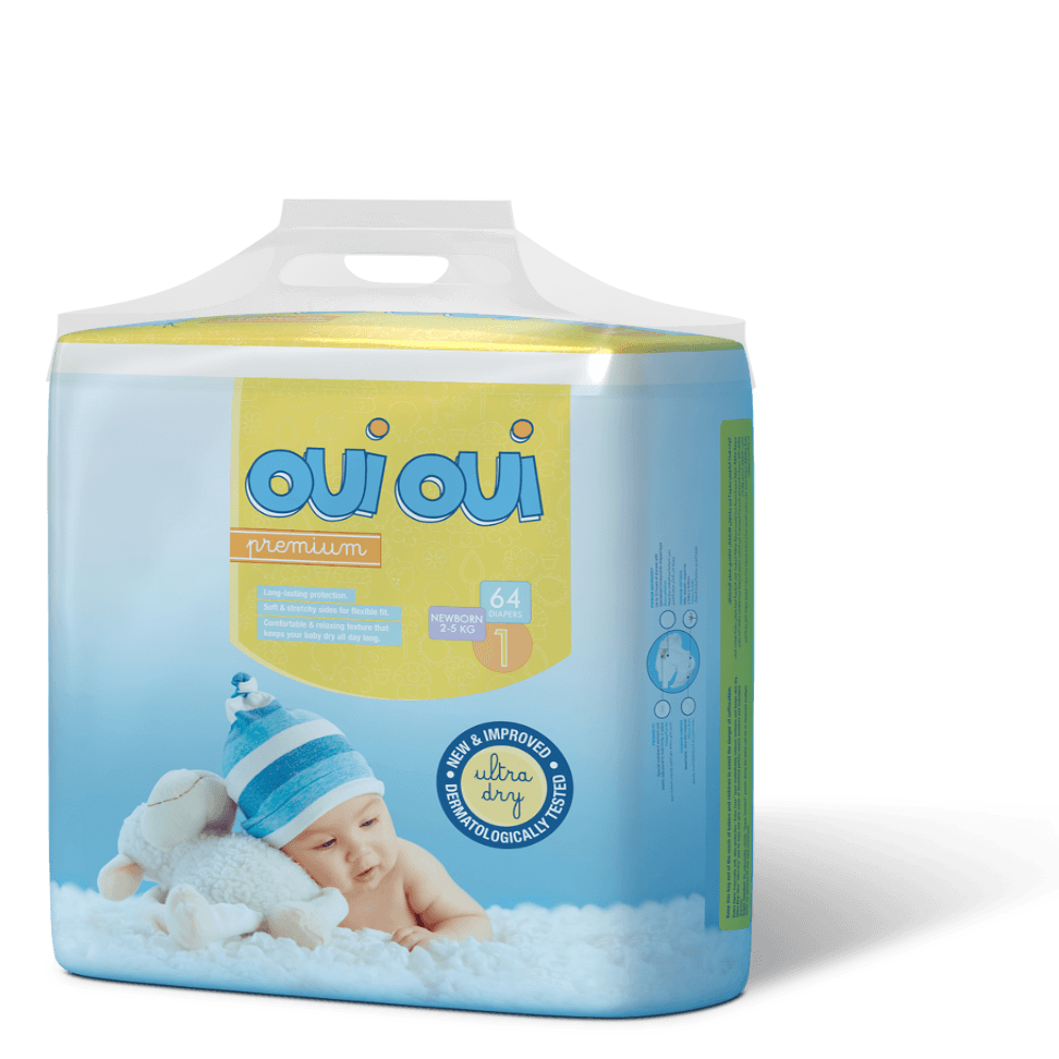 Oui Oui N.1 (2-5Kg) 58Pcs