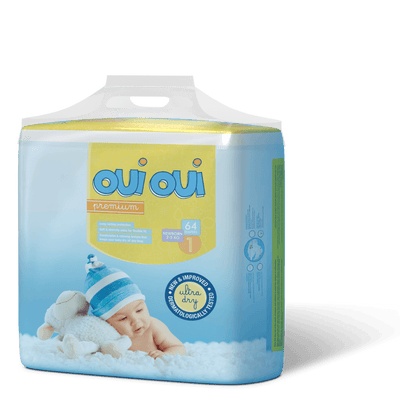 Oui Oui N.1 (2-5Kg) 58Pcs