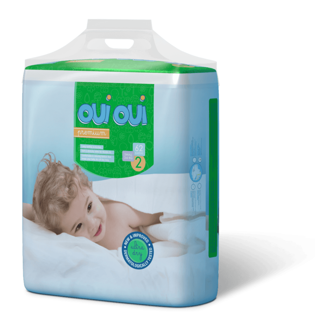 Oui Oui N.2 (3-6Kg) 56Pcs