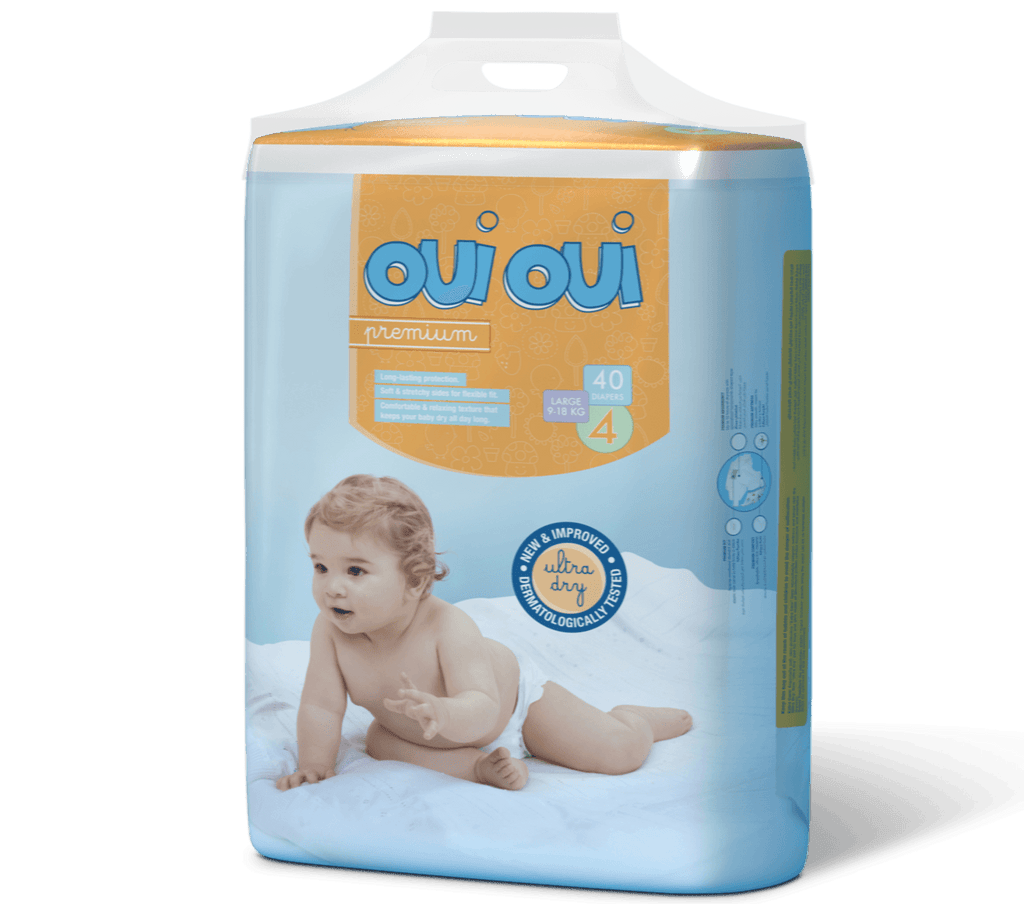 Oui Oui N.4 (9-18Kg) 42Pcs