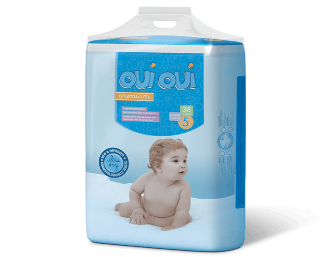 Oui Oui N.5 (12-25Kg) 38Pcs
