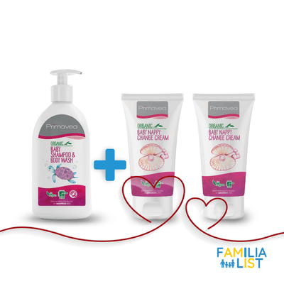 Primavea Bundle One Shampoo And 2 Diaper Cream