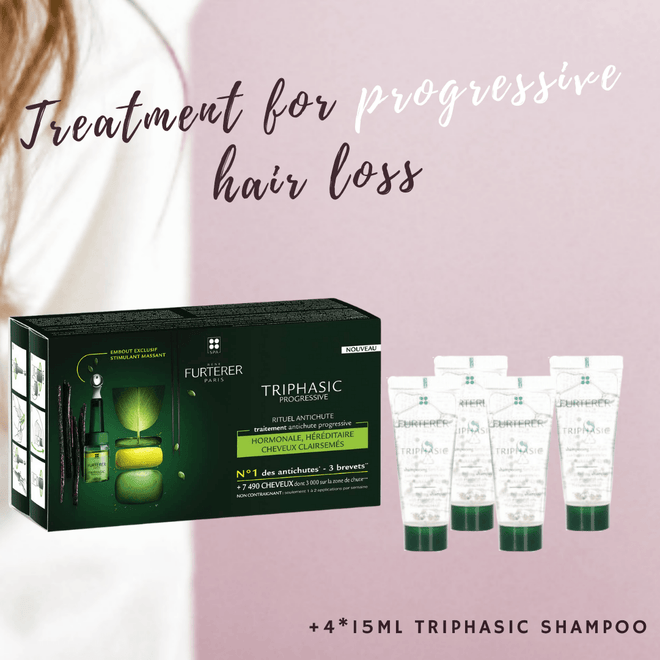 Rene Furterer Bundle Buy Triphasic Regenerating Serum And Get 4X15Ml Shampoo Triphasic For Free