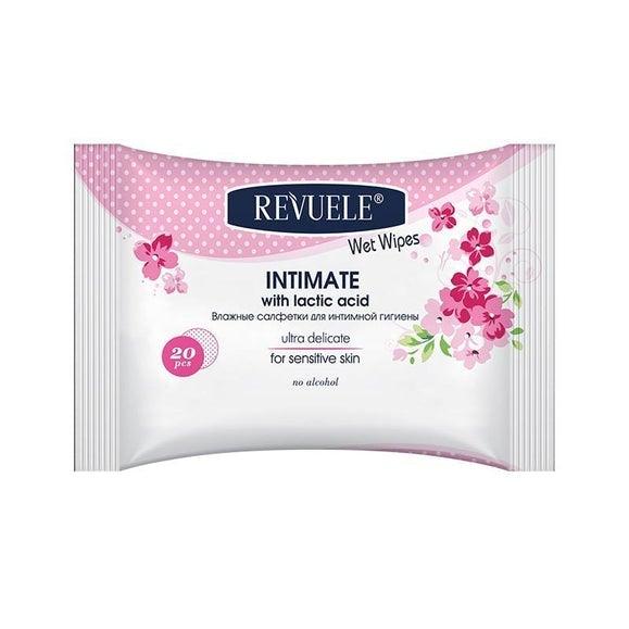 Revuele Wet Wipes Intimate For Sensitive Skin With Lactic Acid