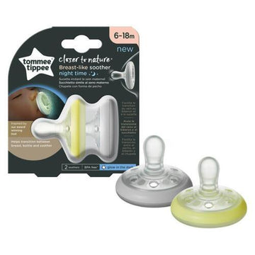 Tommee Tippee Soother Breast-Like- Night Time