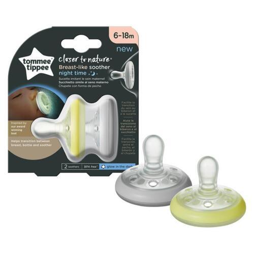 Tommee Tippee Soother Breast-Like- Night Time