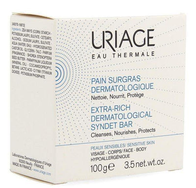 Uriage Eau Thermale Extra Rich Dermatological Sydnet Bar