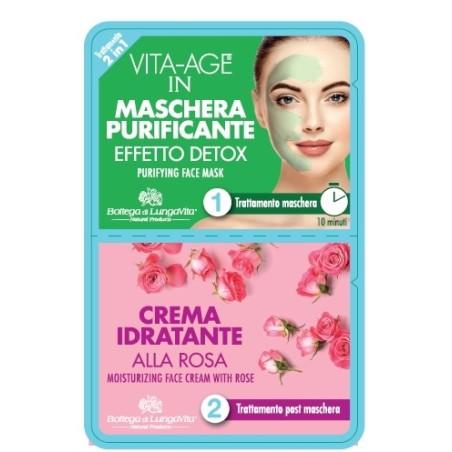 Vita-age 2 in 1 Face Treatment Detox & Moisturizing Mask