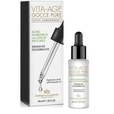Vita-age Gocce Pure Hyaluronic Acid With Avocado Oil Serum