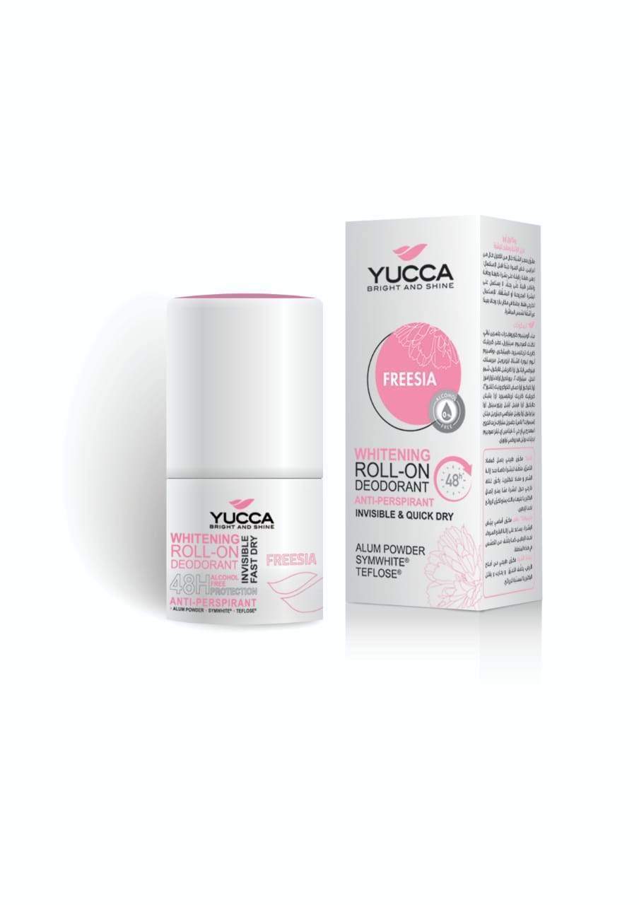 Yucca Whitening Roll-On Deodorant - Freesia
