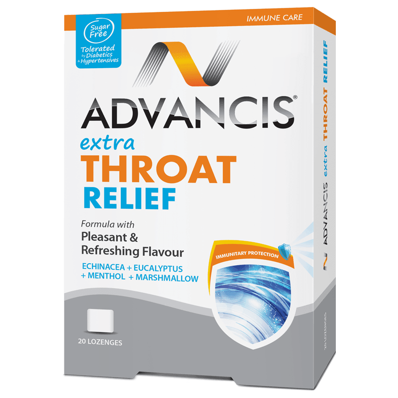 Advancis Extra Throat Relief 10 Tabs - FamiliaList