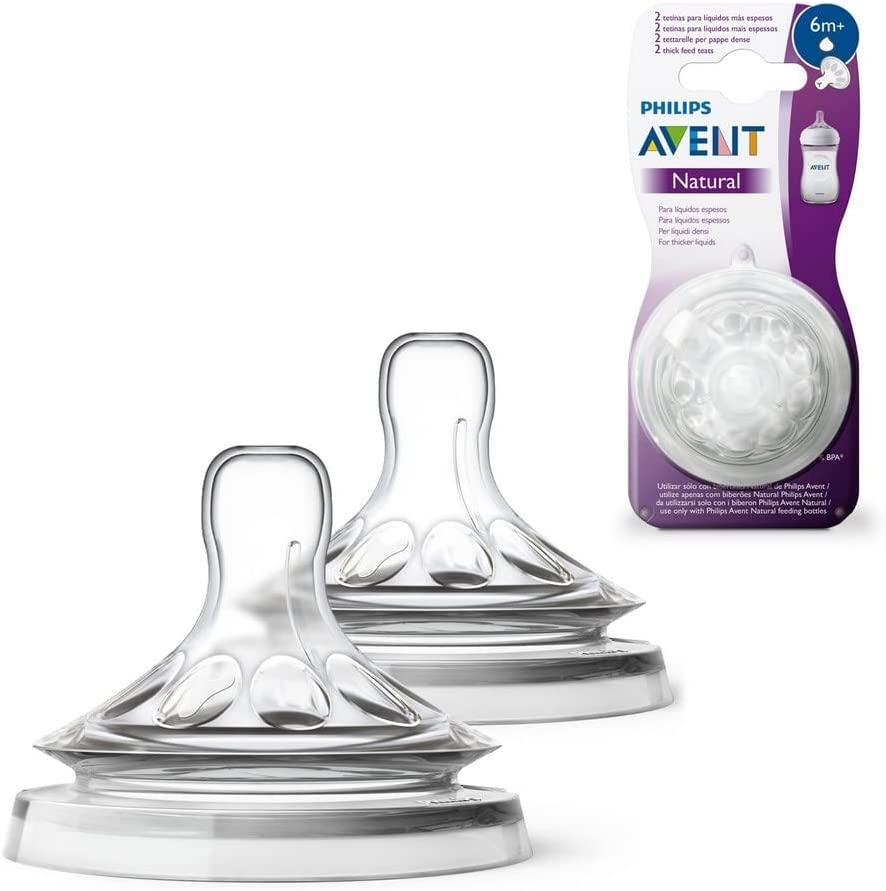 Avent Disposable Silicone Teats Natural