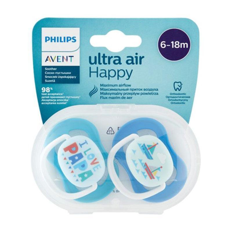 AVENT PACK CHUPETE SILICONA ULTRA SOFT 6-18M ROS