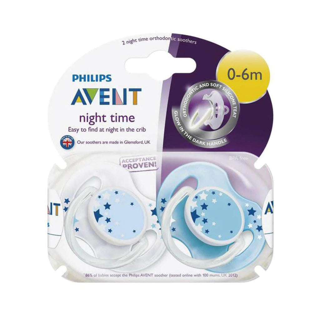 Avent Soothers Night Time - FamiliaList